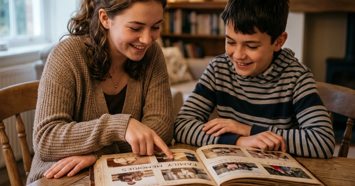 DNA matches organized into maternal and paternal family groups